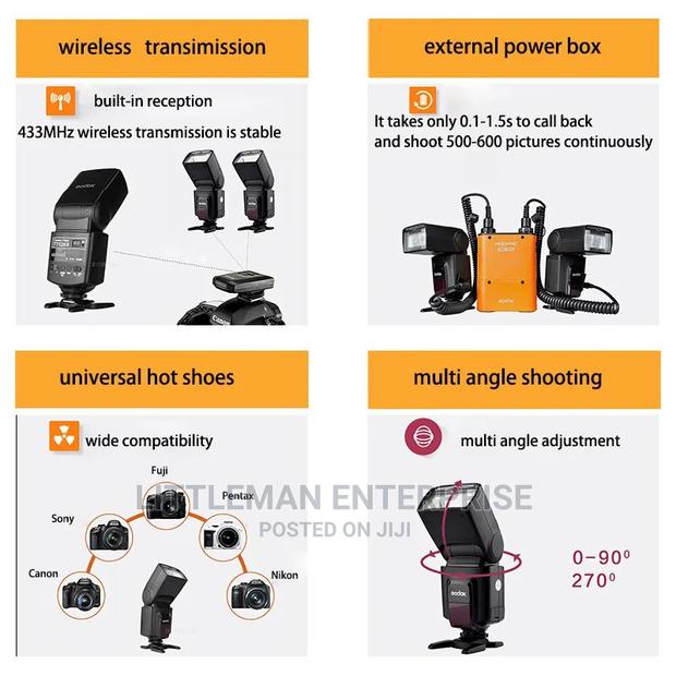 Godox Tt520ii Flash Camera Speedlite · Photo 3