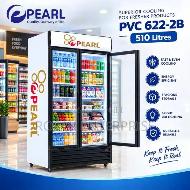 This Pearl PVC 622-2b Refrigerator, With a 510-Liter · Photo 1