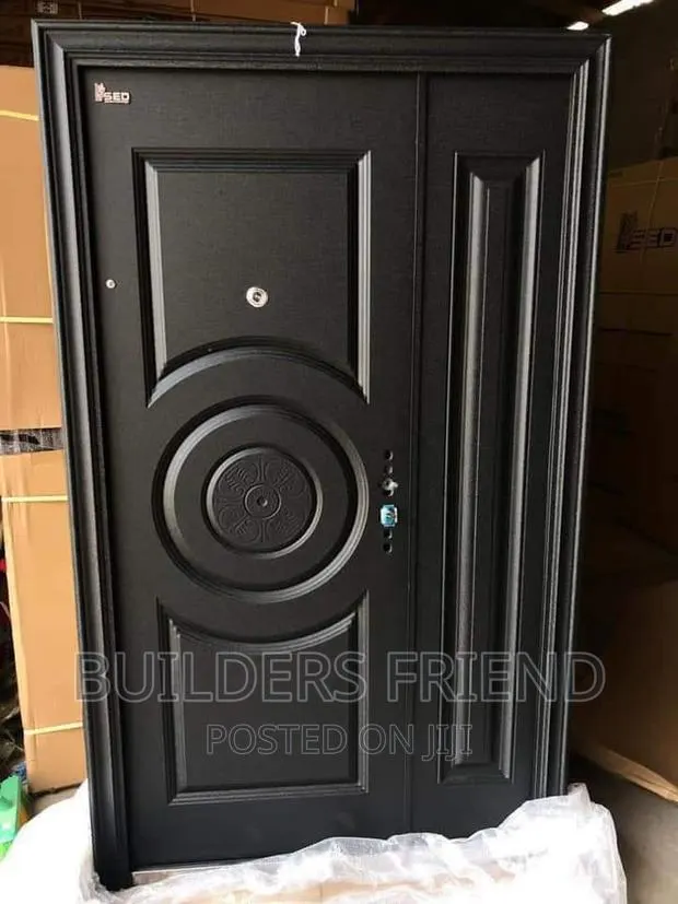 One Half All Black Standard Security Door+All Accessories · Photo 1