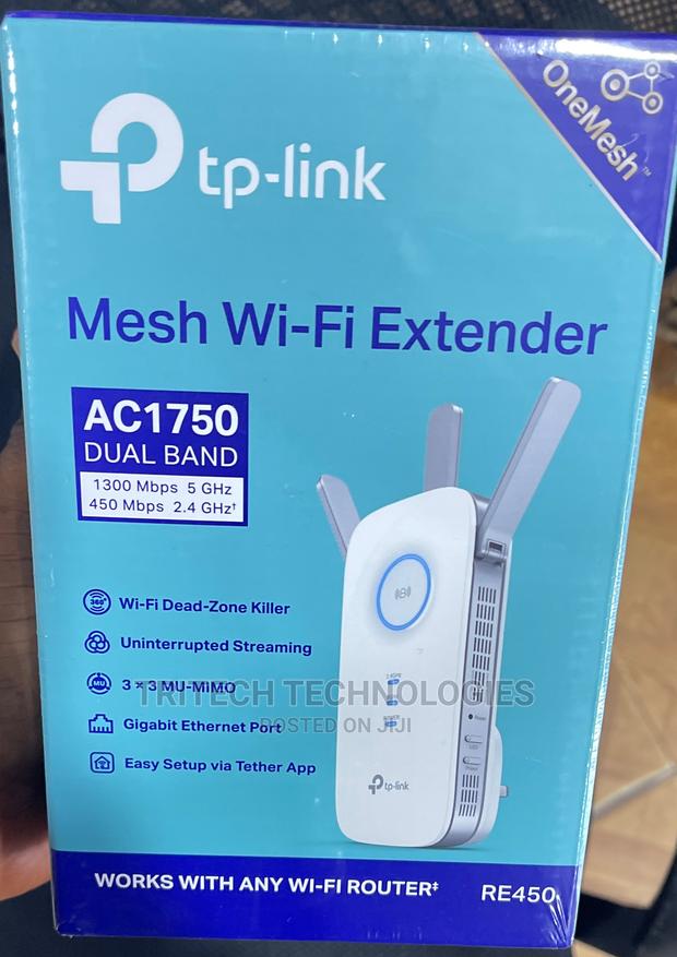 Tp-Link Re450 Ac1750 Mesh Wi-Fi Extender · Photo 1