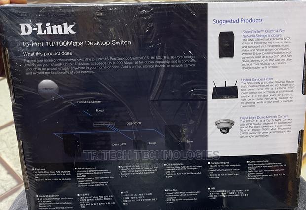 D-Link 16-Port 10/100mbps Desktop Switch · Photo 2