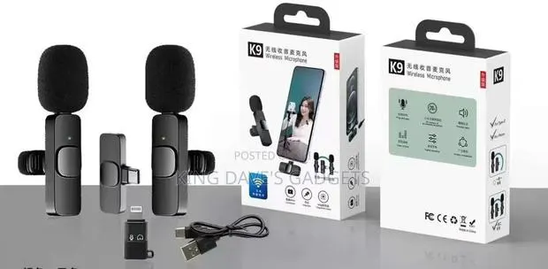 2 in 1 Wirless Lapel Microphone