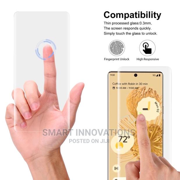Google Pixel 7 Pro | Pixel 6 Pro UV Tempered Glass Protector · Photo 4