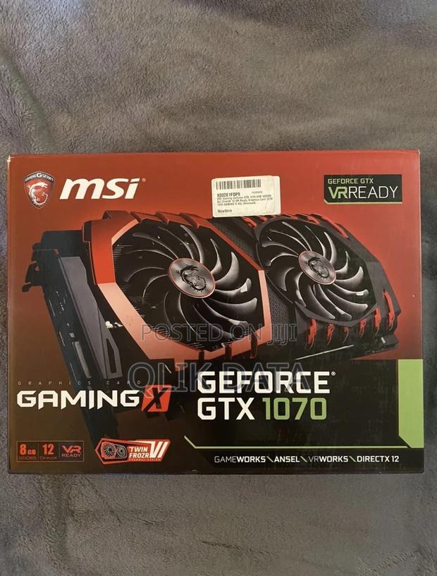 MSI Gaming X Geforce GTX 1070 8GB GDDR5 Graphics Card · Photo 1