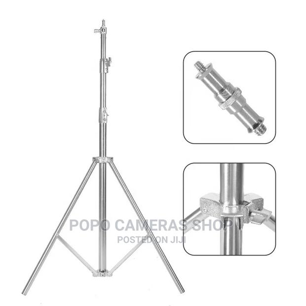 2.8m Stainless Steel Light Stand · Photo 3