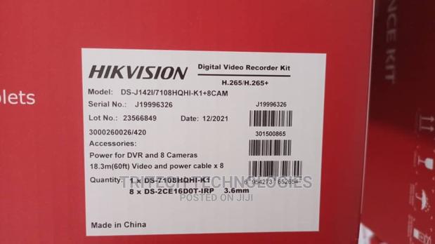 Hikvision Ds-J1421/7108hqh1-+4+4cam 8ch Complete DVR · Photo 3