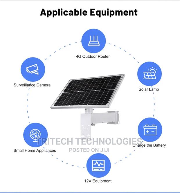 60W-20-30AH Solar Panel For IP PTZ Camera And 4G Wifi Camera · Photo 3