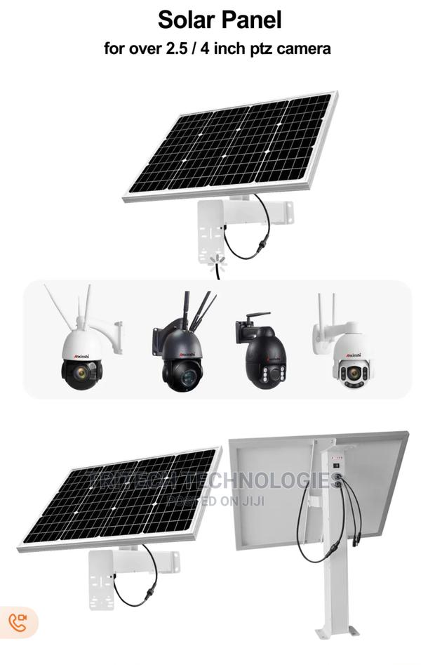 60W-20-30AH Solar Panel For IP PTZ Camera And 4G Wifi Camera · Photo 1