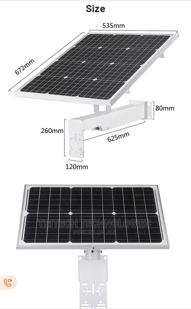 60W-20-30AH Solar Panel For IP PTZ Camera And 4G Wifi Camera · Photo 5