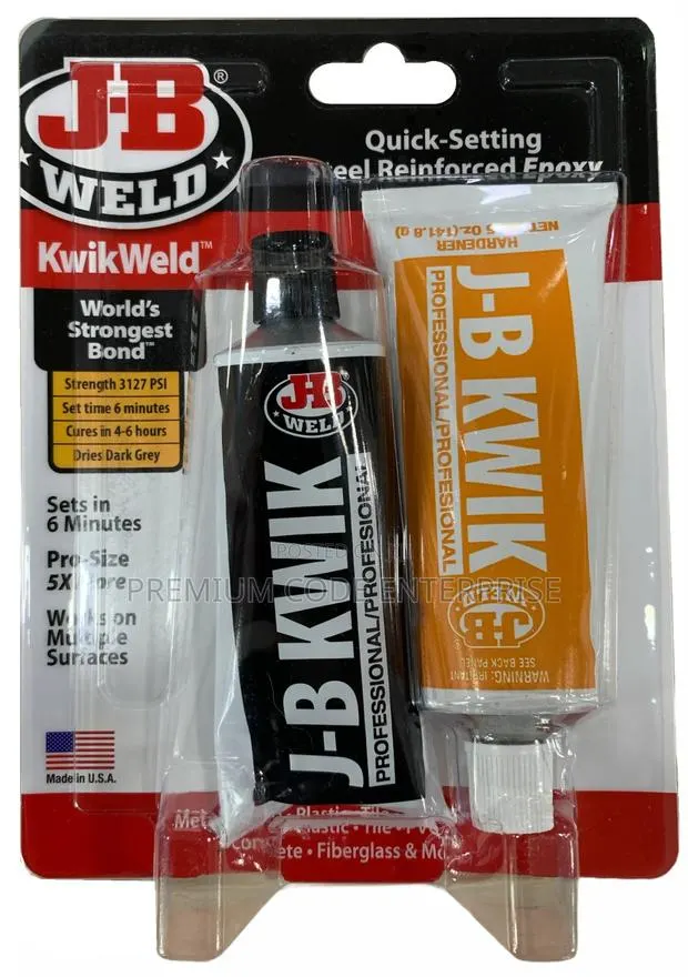 Steel Reinforced Epoxy – Fast-Setting Professional Twin Pack 10oz · Photo 1