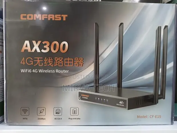 Comfast Ax300 WiFi6 4G Universal Sim Wireless Router CF-E15 · Photo 1