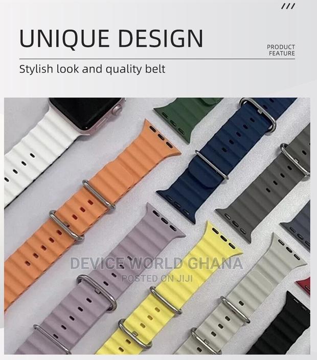 Ocean Silicone Strap for Apple Watch Series 1-9(All Sizes) · Photo 4