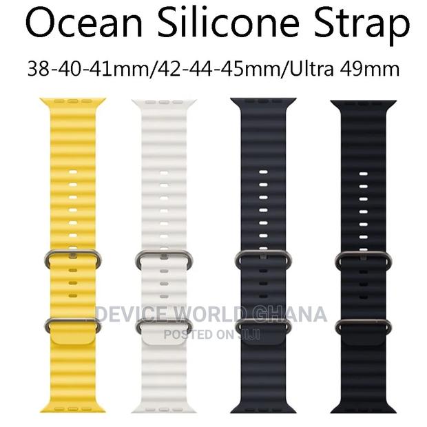 Ocean Silicone Strap for Apple Watch Series 1-9(All Sizes) · Photo 1