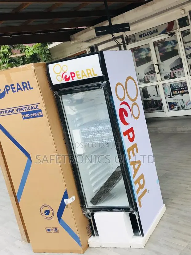 Massive Best 400L Display Glass Pearl PVC-424-2B Fridge · Photo 1