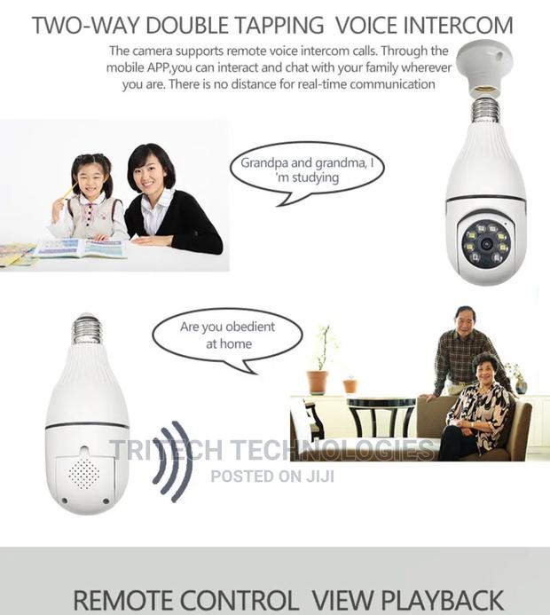 2mp PTZ Bulb Wi-Fi Camera Full Color V380 App · Photo 2