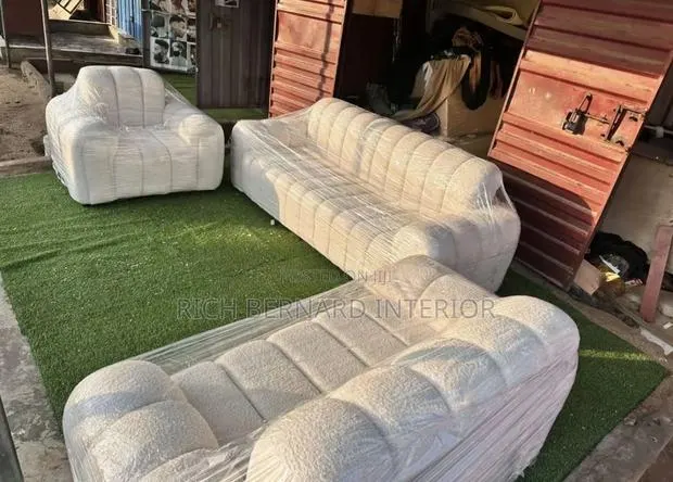 Luxury Boucle Sofa Set · Photo 1
