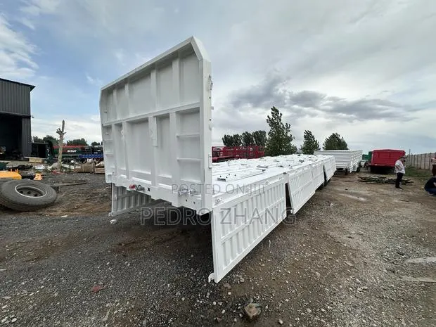 3 4 Axle Flatbed Semi Trailer 40FT 45FT Heavy Duty Flat Bed Trailer · Photo 1