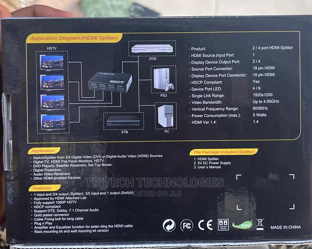 HDMI Splitter 1080P 3D 4port · Photo 2