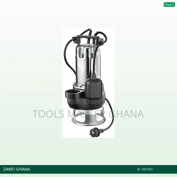 Drainage Water Pump 1700w Double Channel - Db150g · Photo 1
