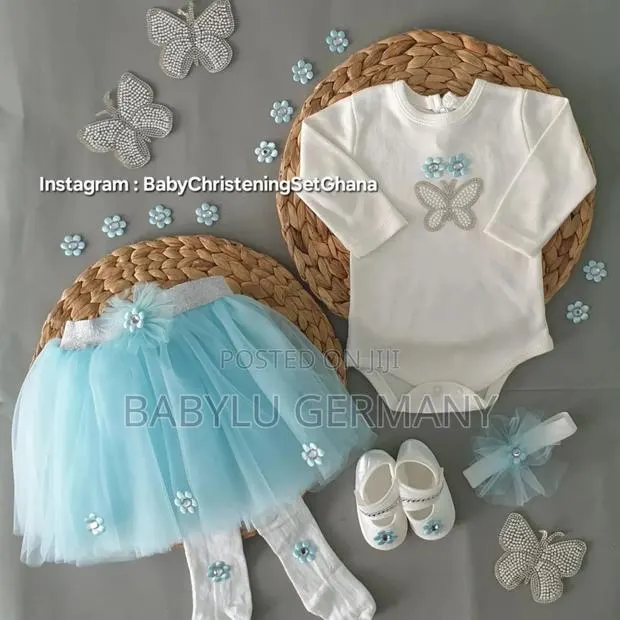 Baby Girl Blue Tutu Gift Box Set · Photo 1