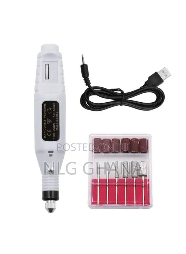 Usb Rechargeable Electric Nail File Hand Foot Care Tool Set. Tvx12184 · Photo 1