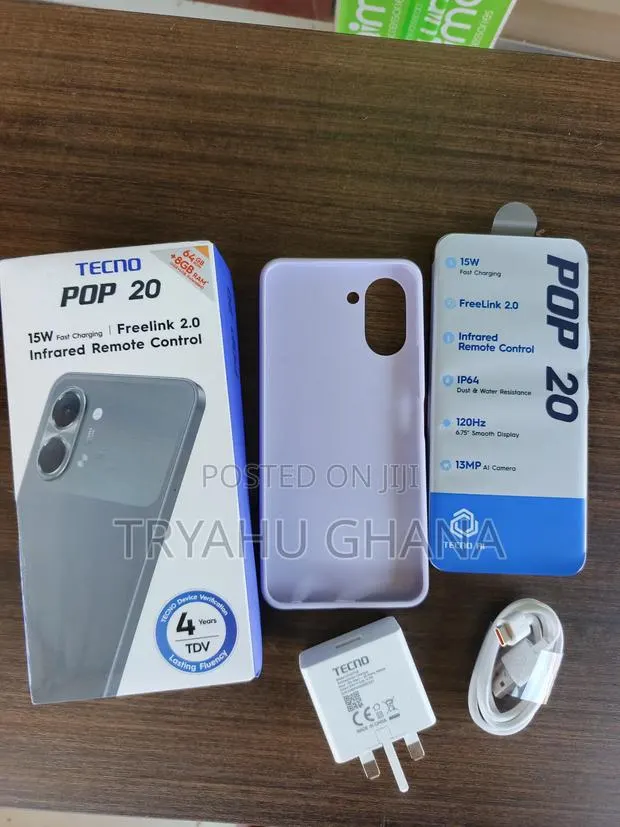 New Tecno Pop 20 64 GB Blue · Photo 1