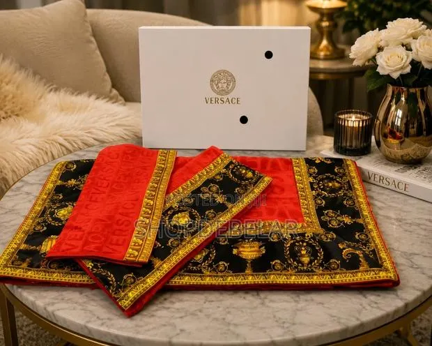 3in1 Set Versace Embroidered Towels · Photo 1