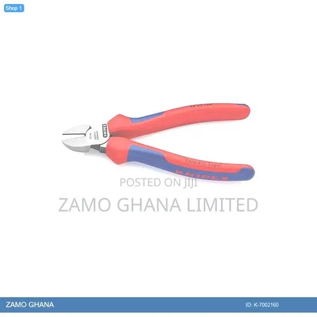 Diagonal Side Cutting Plier 160mm Red/Blue - K- · Photo 1