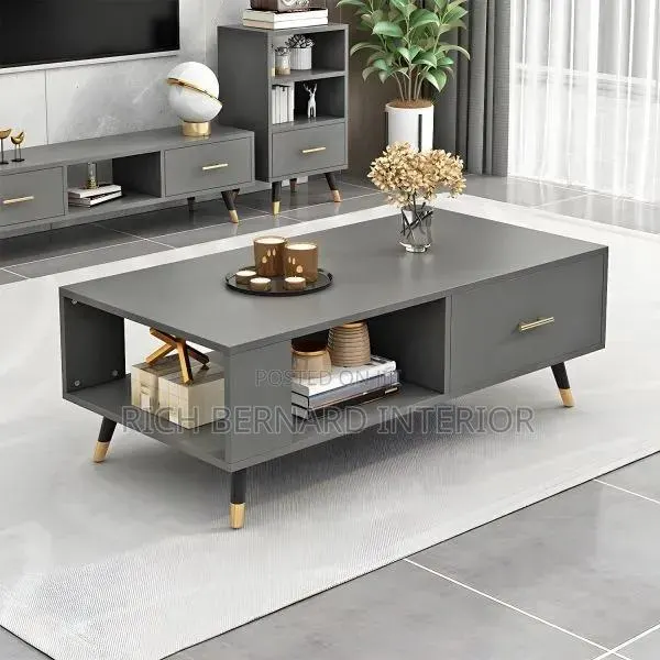 Modern Gray Center Table · Photo 1