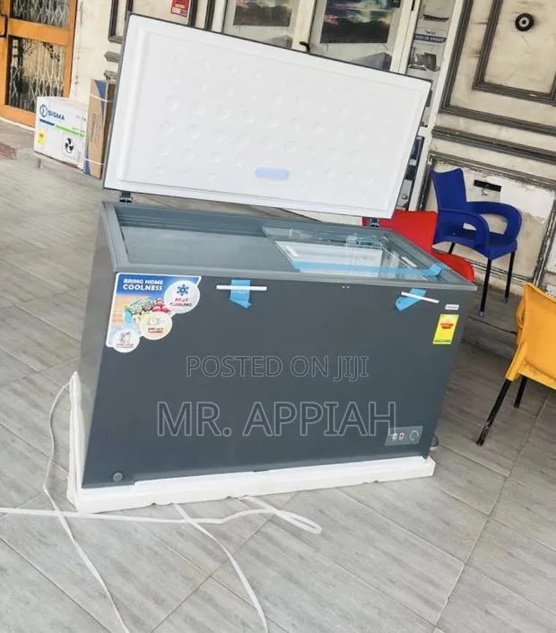 Check Out Unique Nasco Single Door Chest Freezer(380L)Gray · Photo 1