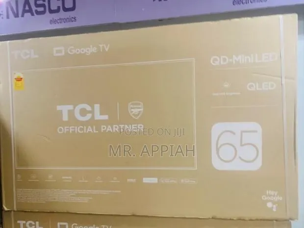 Exceptional Performance TCL 65” UHD 4k Smart TV(Remote Control)Black. · Photo 1