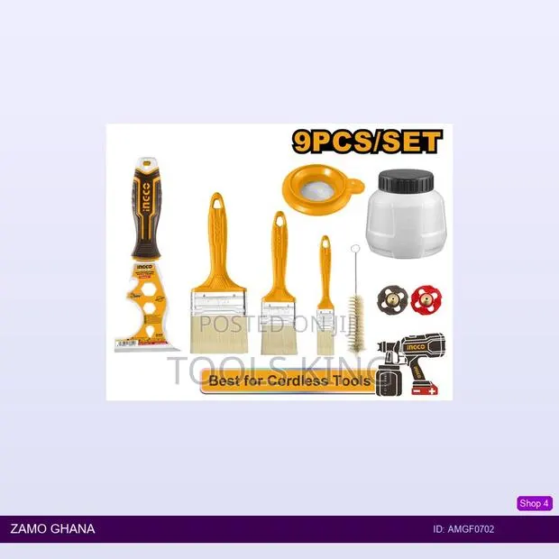 Painting Tools Accesories 9pcs Set - Amgf0702 · Photo 1