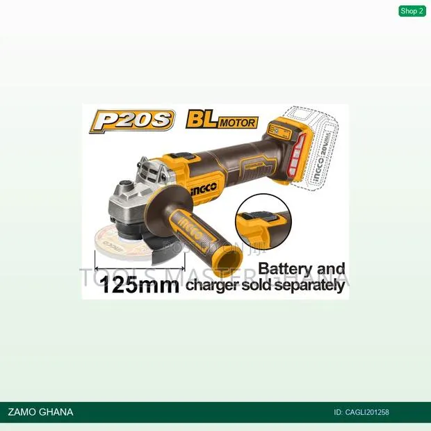 Cordless Angle Grinder 20v - Cagli201258 · Photo 1