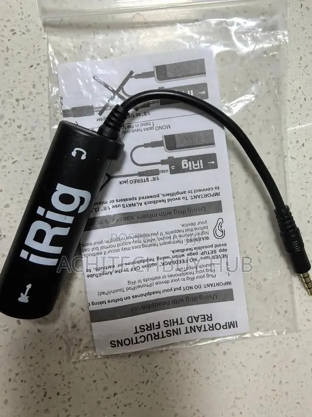 iRig 3.5mm Guitar Audio Adapter for Android, iPhone Live Streaming · Photo 1