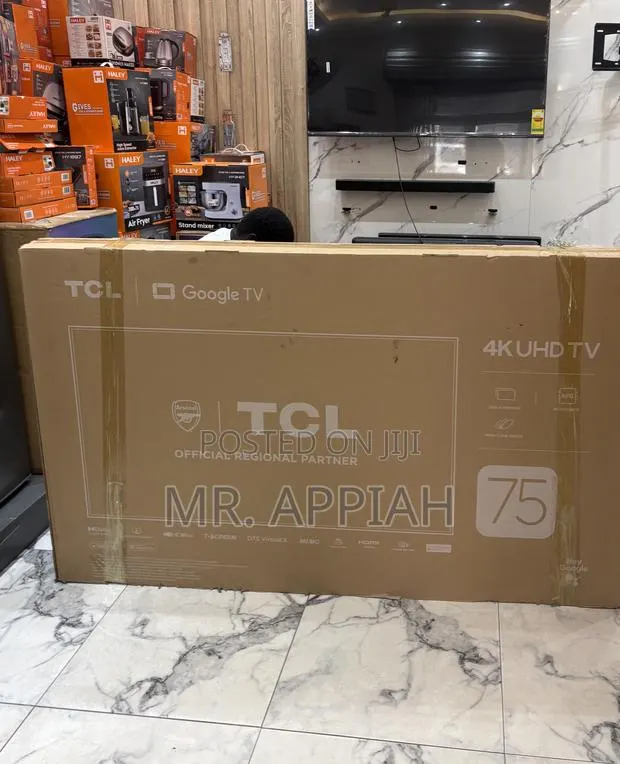 Get Unique TCL 75 Qled Smart Screen Television(Black)2026 Model · Photo 1
