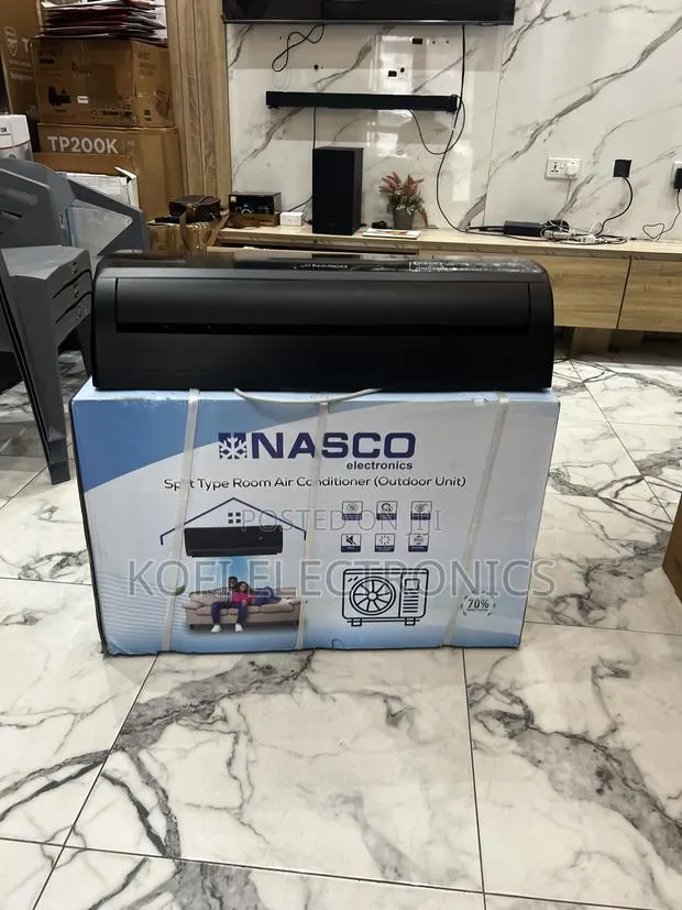 Nasco Black 1.5HP Split Air Conditioner (Commonly Model NAS-J12-V1B) · Photo 1