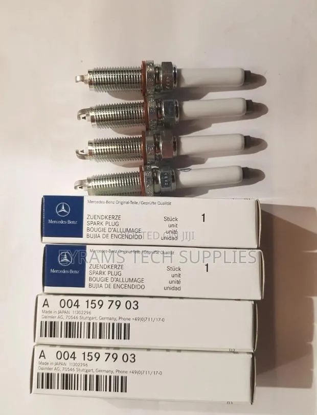 Mercedes W205 W213 Spark Plugs Set of 4 M270 M274 · Photo 1