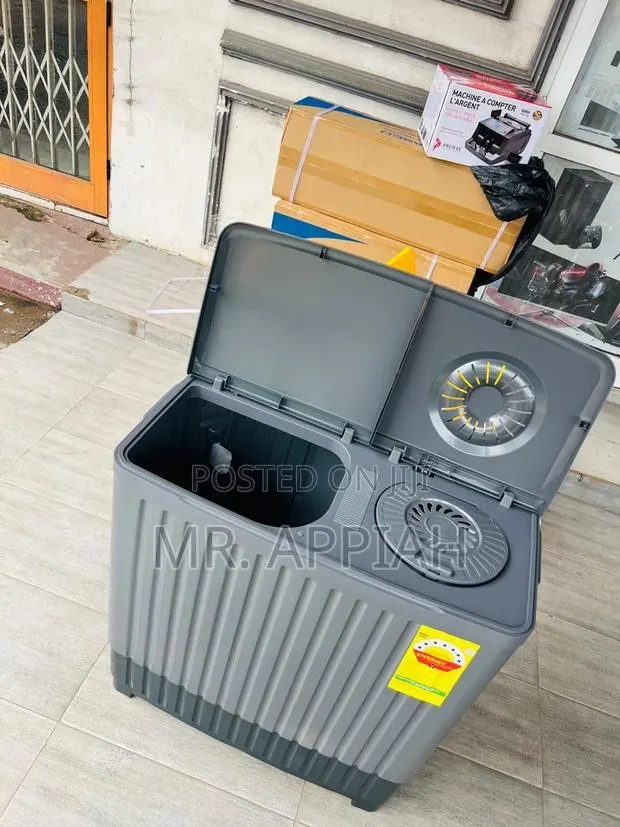 Extremely Affordable Nasco 10kg Semi-Automatic Washing Machine(Gray) · Photo 1