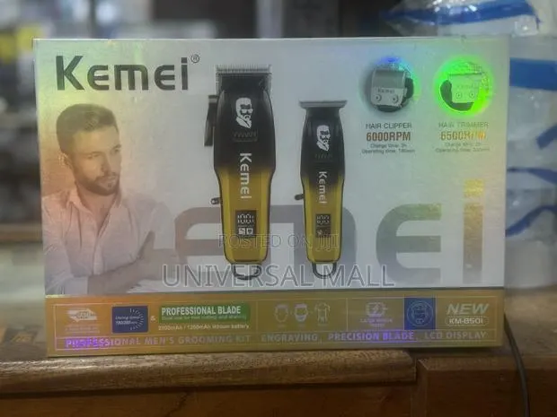 Kemei 2 in 1 Clipper (Gold) · Photo 1