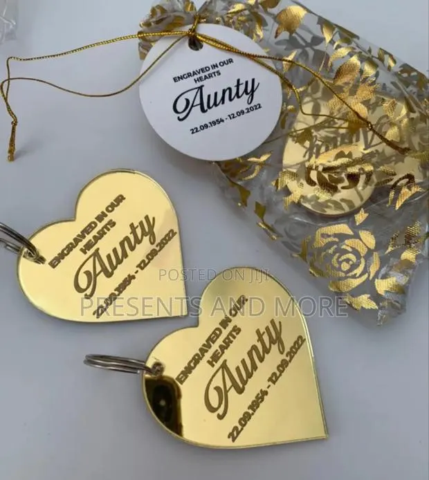 Gold Acrylic Keyholder