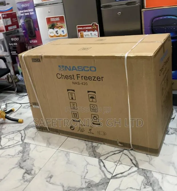 Exclusive Grey Nasco Chest Freezer 400l Single Door Nas-475fl-S · Photo 1