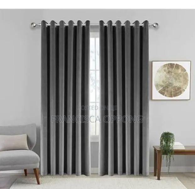 Elegant and Thick 2 Pieces Curtains (Available in Colors) · Photo 1