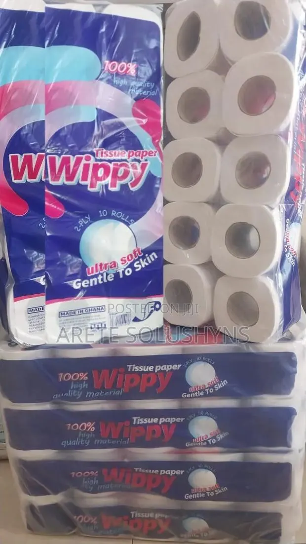 Wippy Toilet Tissue Roll 10rolls/7packs · Photo 1