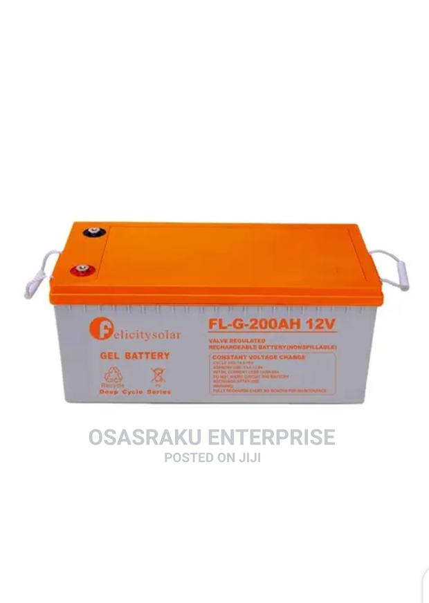 12v 200ah Felicity Gel Deep Cycle Battery