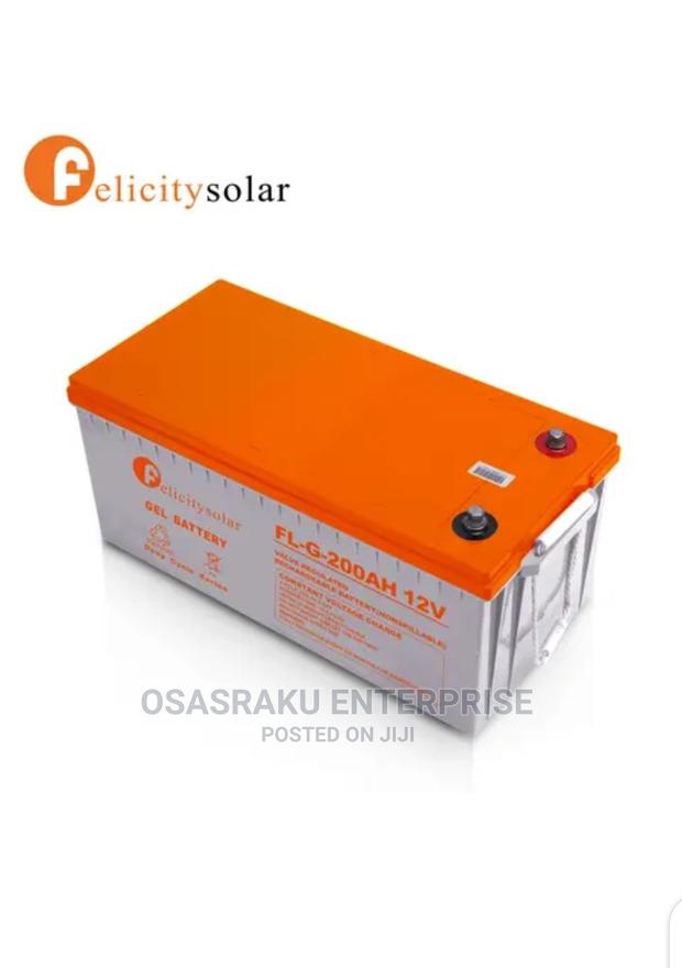 12v 200ah Felicity Gel Deep Cycle Battery · Photo 2