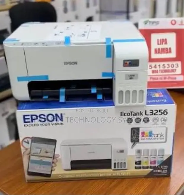 Epson EcoTank L3256 A4 Wi-Fi Ink Tank Printer, Borderless Printing · Photo 1