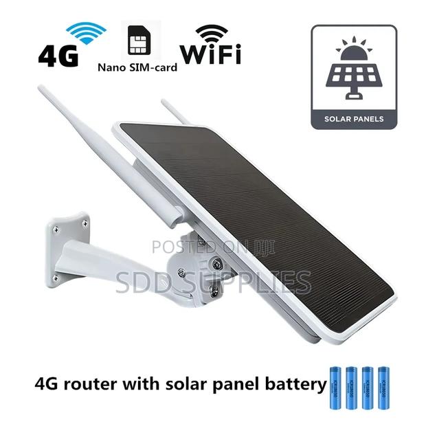 IP66 Waterproof Battery Solar Panel 4G Router · Photo 1
