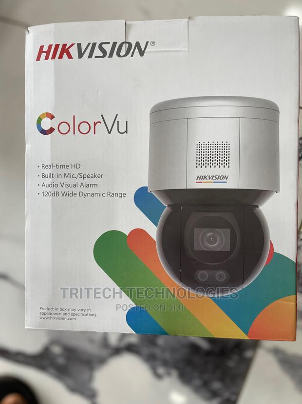 Hikvision 4mp Colorvu Mini PTZ Dome Network Camera IP · Photo 1
