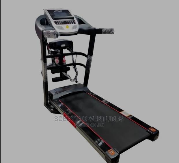 Treadmill With Massager, Dumbells Stomach Exercise Device