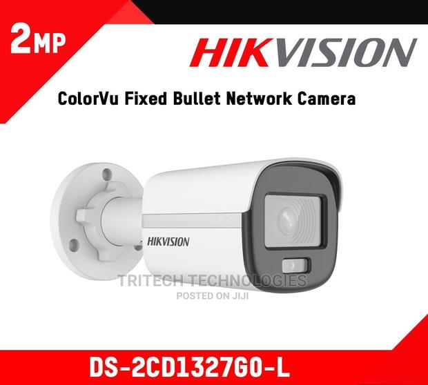 Hikvision Ds-2cd1027go-L 2mp Full Color Fixed Bullet IP · Photo 1